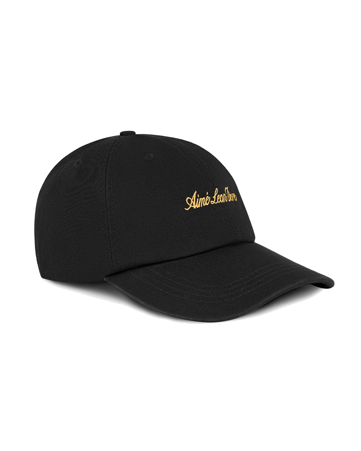 Boné Aimé Leon Dore Washed Script Jet Black Preto - Aimé Leon Dore - 