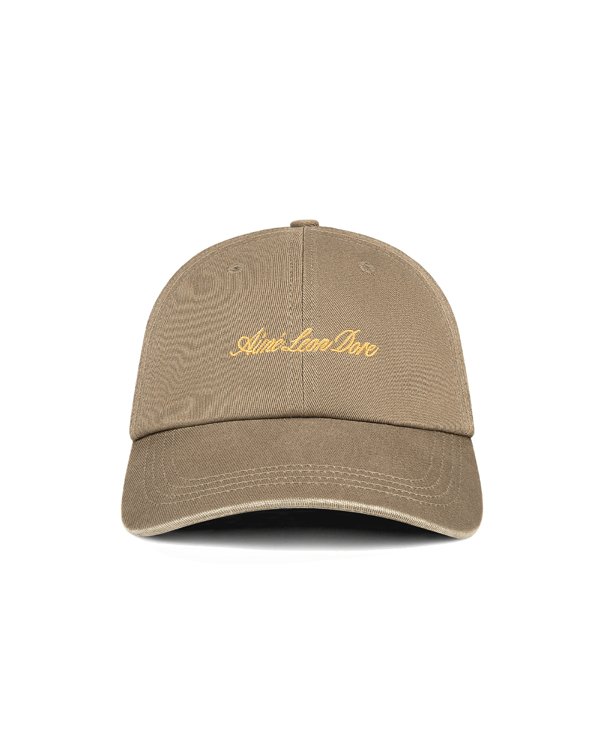Boné Aime Leon Dore Washed Script Plaza Taupe Bege
