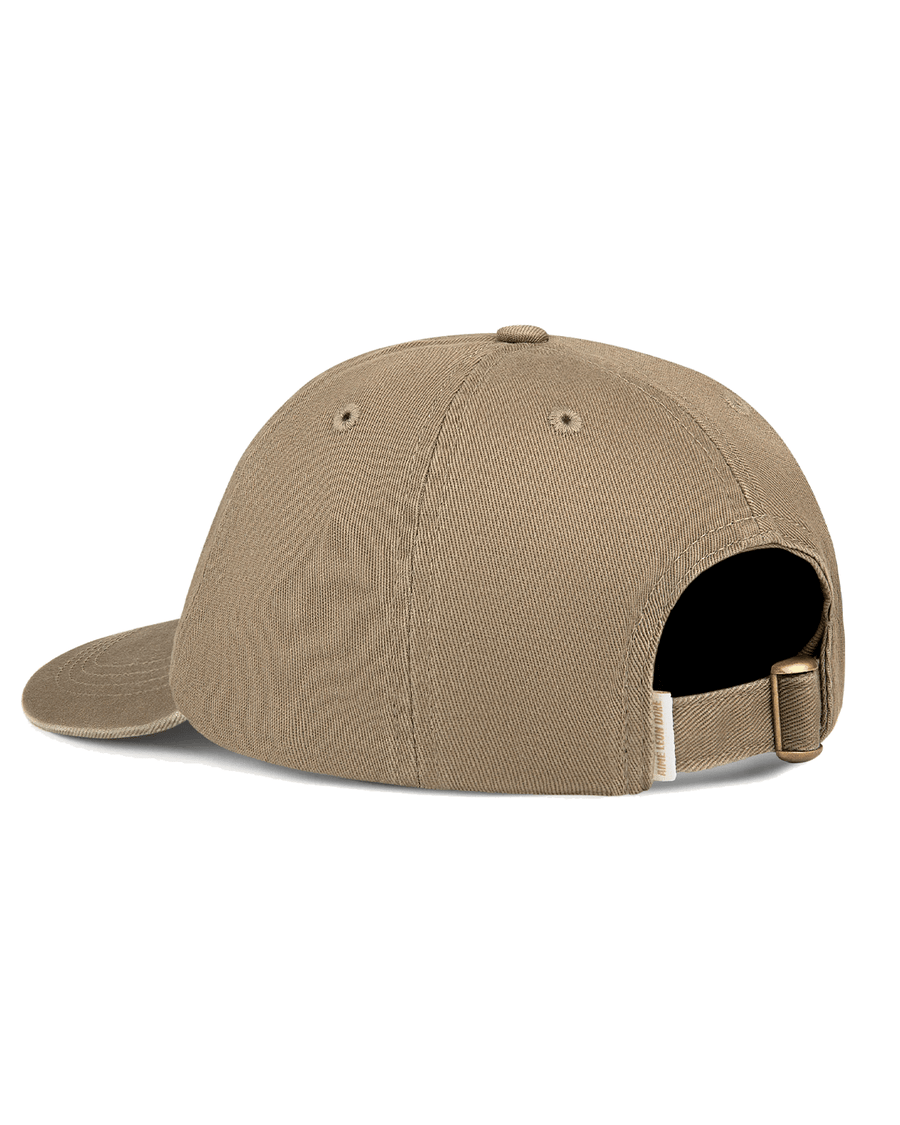Vista traseira Boné Aimé Leon Dore Washed Script Plaza Taupe Bege