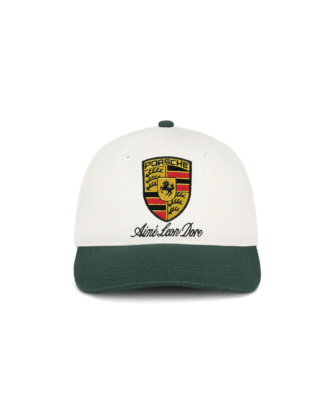 Boné Aimé Leon Dore x Porsche Colorblock Logo Pristine Off White - Aimé Leon Dore - AIME123