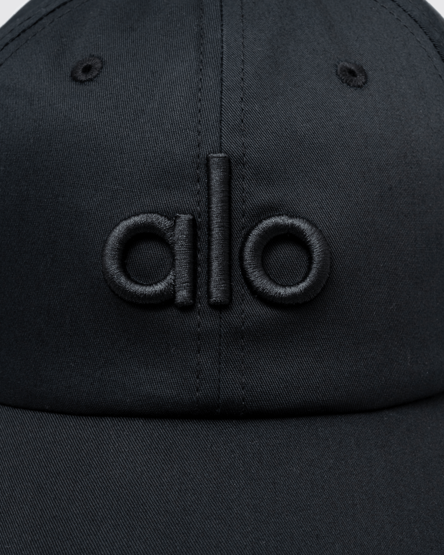 Vista traseira Boné Alo Yoga Off-Duty Preto