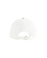 Vista frontal Boné Kith Script Logo Classic Cap Canvas Bege Branco