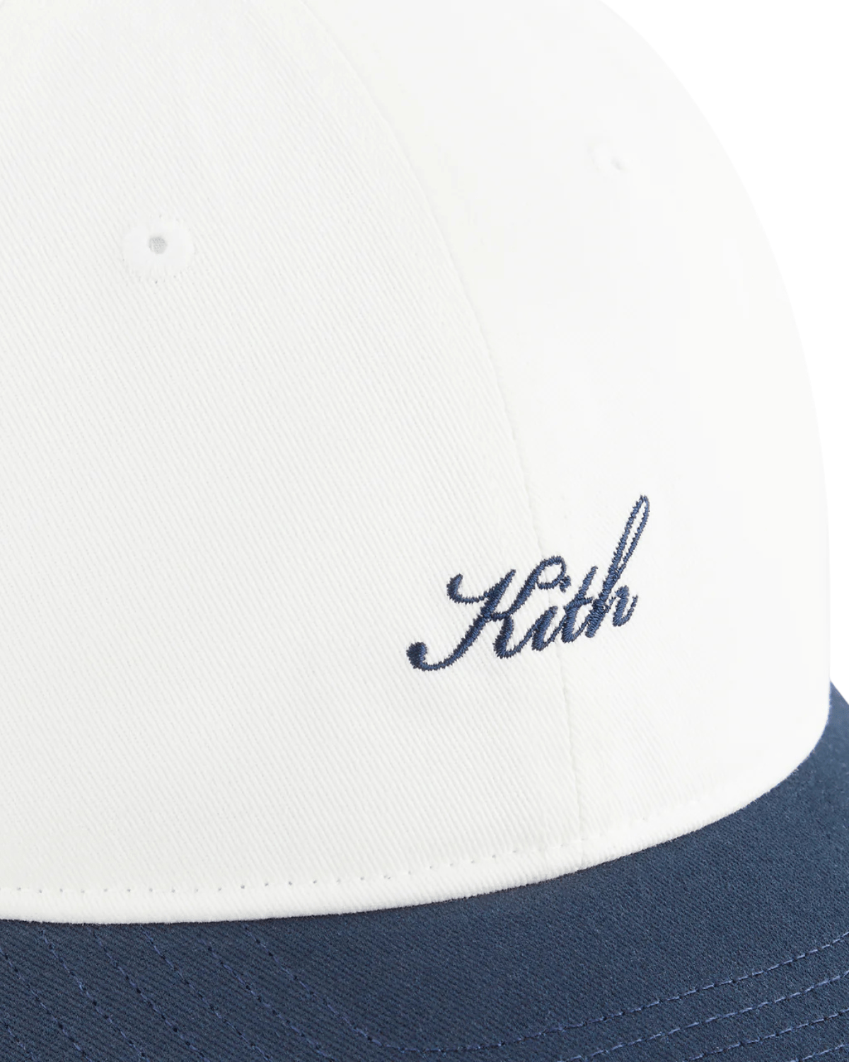 Boné Kith Script Logo Classic Cap Nocturnal Branco/Azul - KITH - 