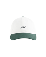 Boné Kith Script Logo Classic Cap Stadium Branco/Verde original na LK Sneakers