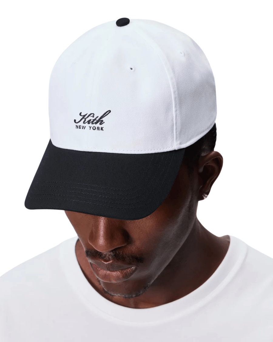 Boné Kith Script Two Tone Classic Black Branco/Preto