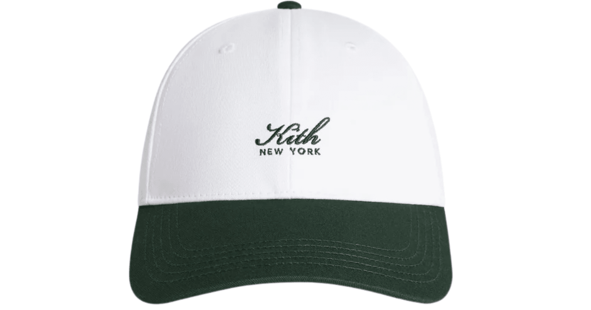 Boné Kith Script Two Tone Classic Stadium Branco/Verde por R$ 799