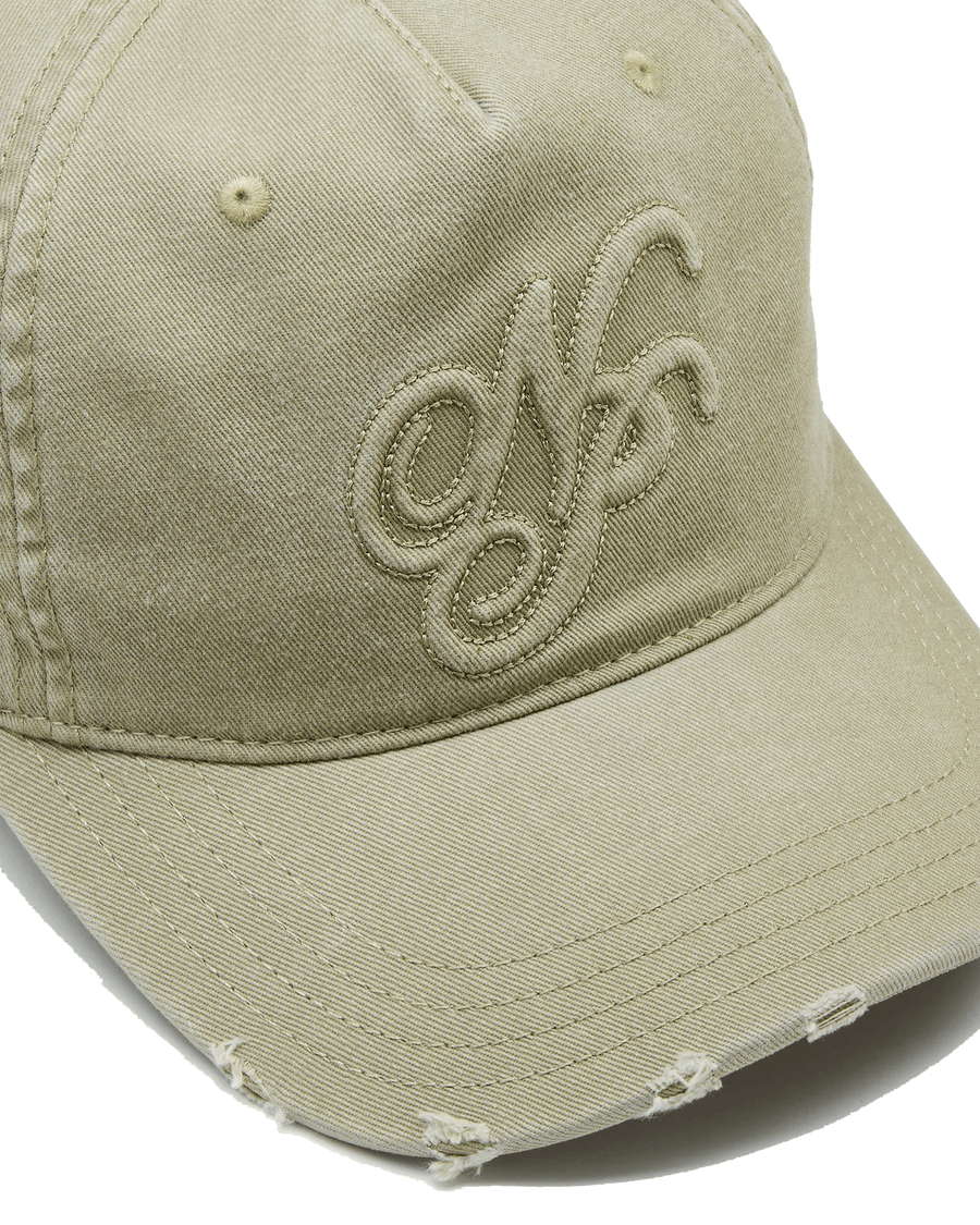 Vista superior Boné Nude Project New Varsity Bege