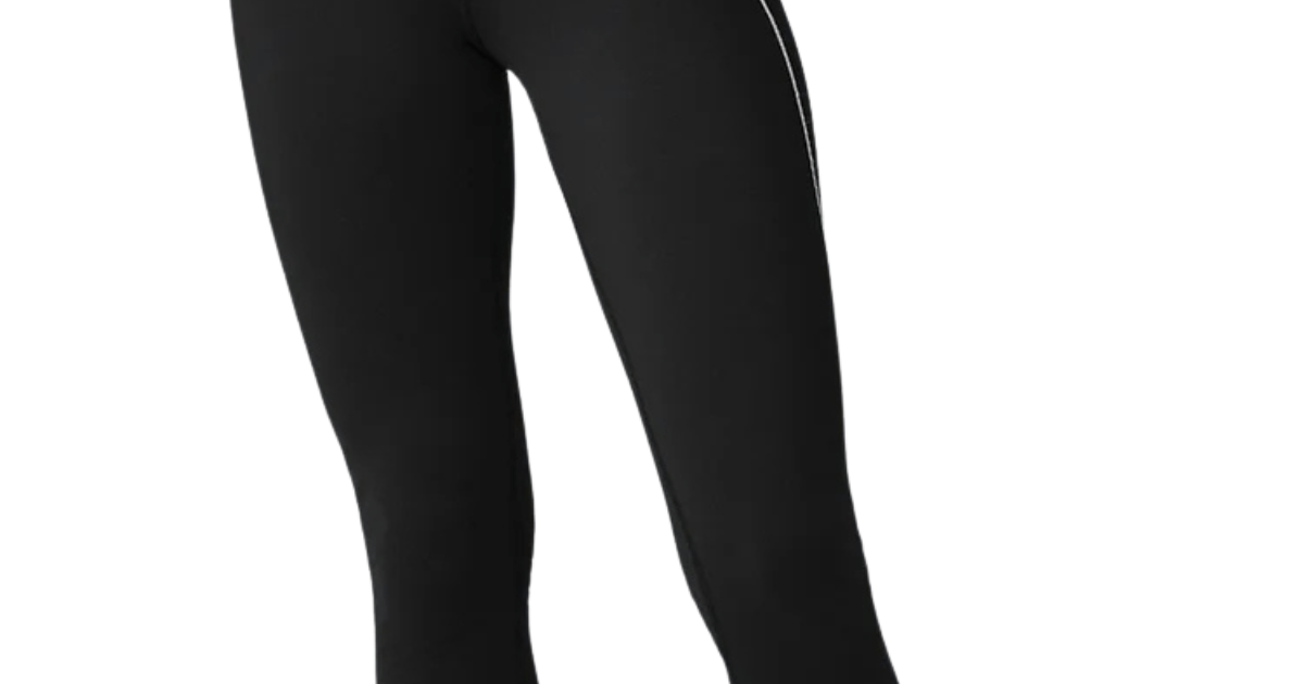 Calça Alo Yoga Airbrush High-Waist Heart Throb Preto por R$ 1.549