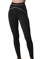 Calça Alo Yoga Airbrush High-Waist Heart Throb Preto em preto original na LK Sneakers