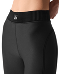 Calça Alo Yoga Airlift High - Waist 7/8 Line Up Legging Black Preto - Alo Yoga - w51154r - 1