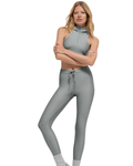 Calça Alo Yoga Legging Airlift High - Waist Light Speed Lunar Grey Cinza - Alo Yoga - w54239r - 1