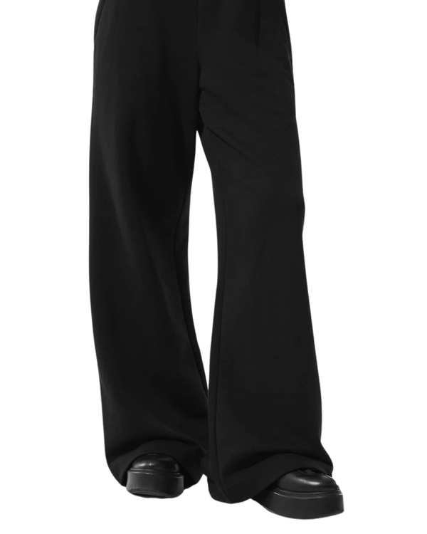 Calça Alo Yoga Serenity Wide Leg Preto em preto original na LK Sneakers