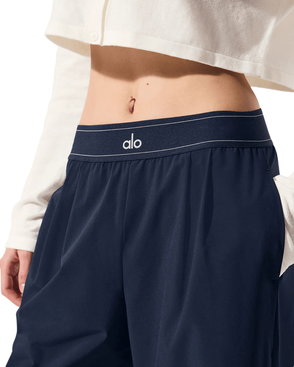 Calça Alo Yoga Suit Up Trouser (Regular) Azul Marinho | LK Sneakers