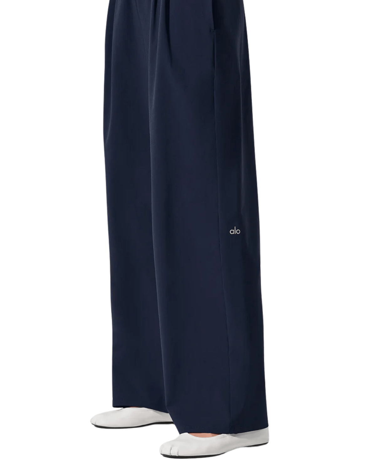 Calça Alo Yoga Suit Up Trouser (Regular) Azul Marinho por R$ 1.549