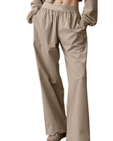Calça Alo Yoga Suit Up Trouser (Regular) Gravel Bege