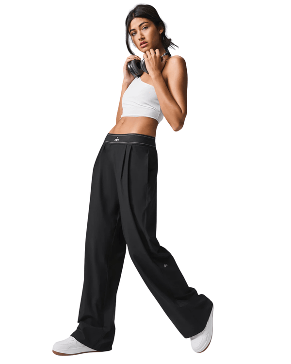 Calça Alo Yoga Suit Up Trouser (Regular) Preto - Alo Yoga - w51432r_01 - 1