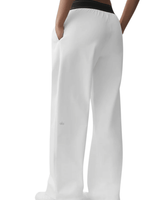 Calça Alo Yoga Suit Up Trouser (Regular) White Branco