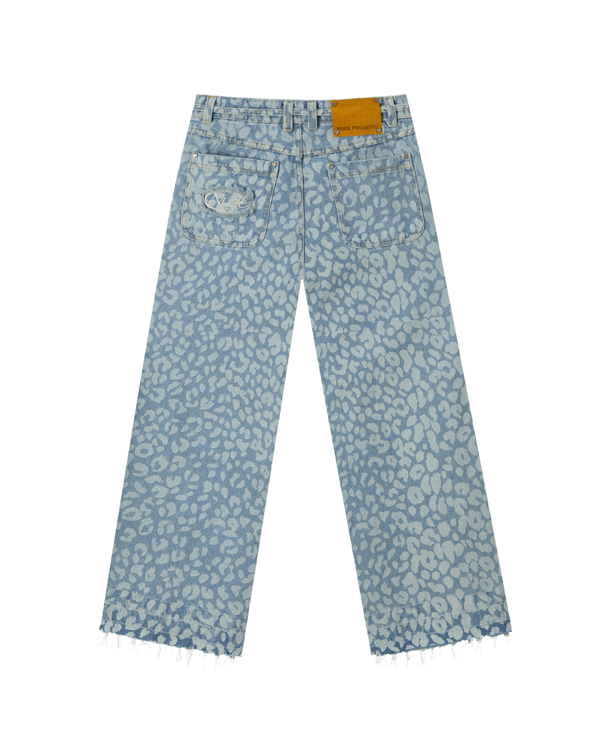 Calça Baggy Nude Project Old Jeans Animal Print - Nude Project - NP13 - 1