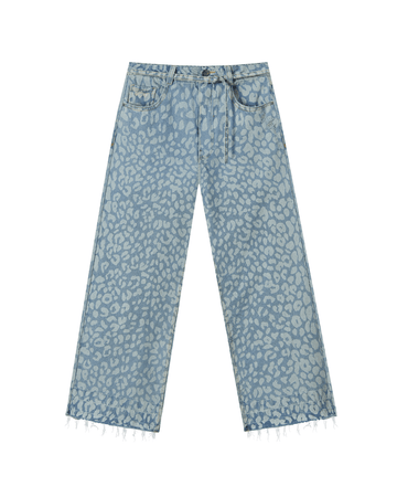 Calça Baggy Nude Project Old Jeans Animal Print - Nude Project - NP13 - 1
