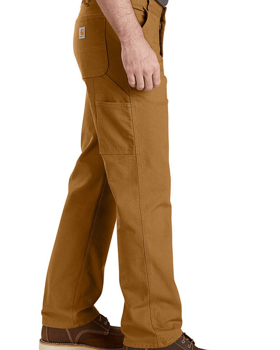 Vista traseira Calça Carhartt Men's Work - Relaxed Fit - Rugged Flex® - Canvas Marrom
