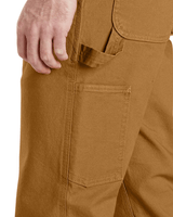 Vista frontal Calça Carhartt Men's Work - Relaxed Fit - Rugged Flex® - Canvas Marrom