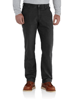 Calça Carhartt Men's Work - Relaxed Fit - Rugged Flex® - Canvas Preto em preto original na LK Sneakers