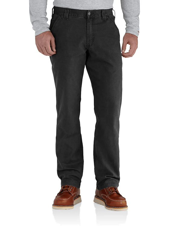 Calça Carhartt Men's Work - Relaxed Fit - Rugged Flex® - Canvas Preto em preto original na LK Sneakers
