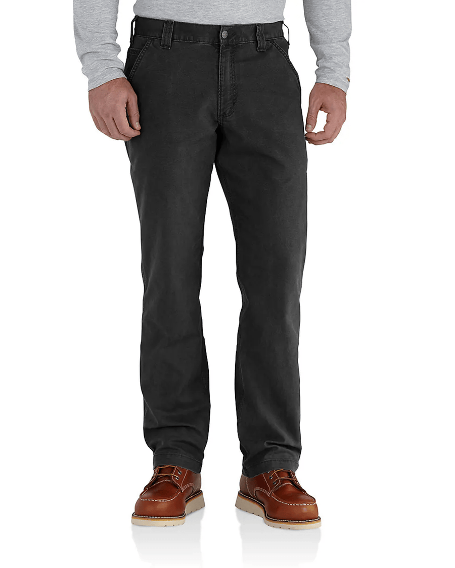 Calça Carhartt Men's Work - Relaxed Fit - Rugged Flex® - Canvas Preto em preto original na LK Sneakers