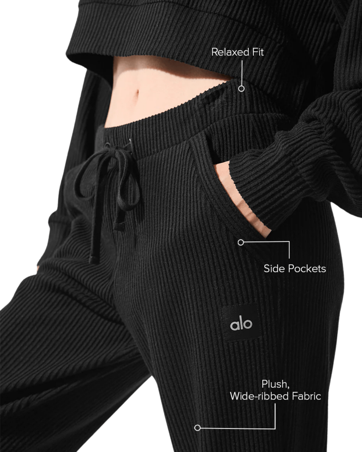 Calça de Moletom Alo Yoga Musa - Alo Yoga - w5784r - 1