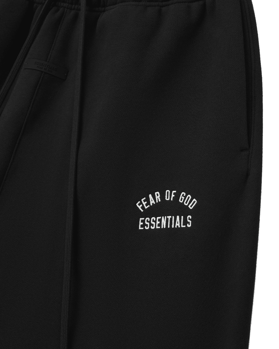 Calça Essentials Varsity Flare Sweatpant Vintage Black Preto
