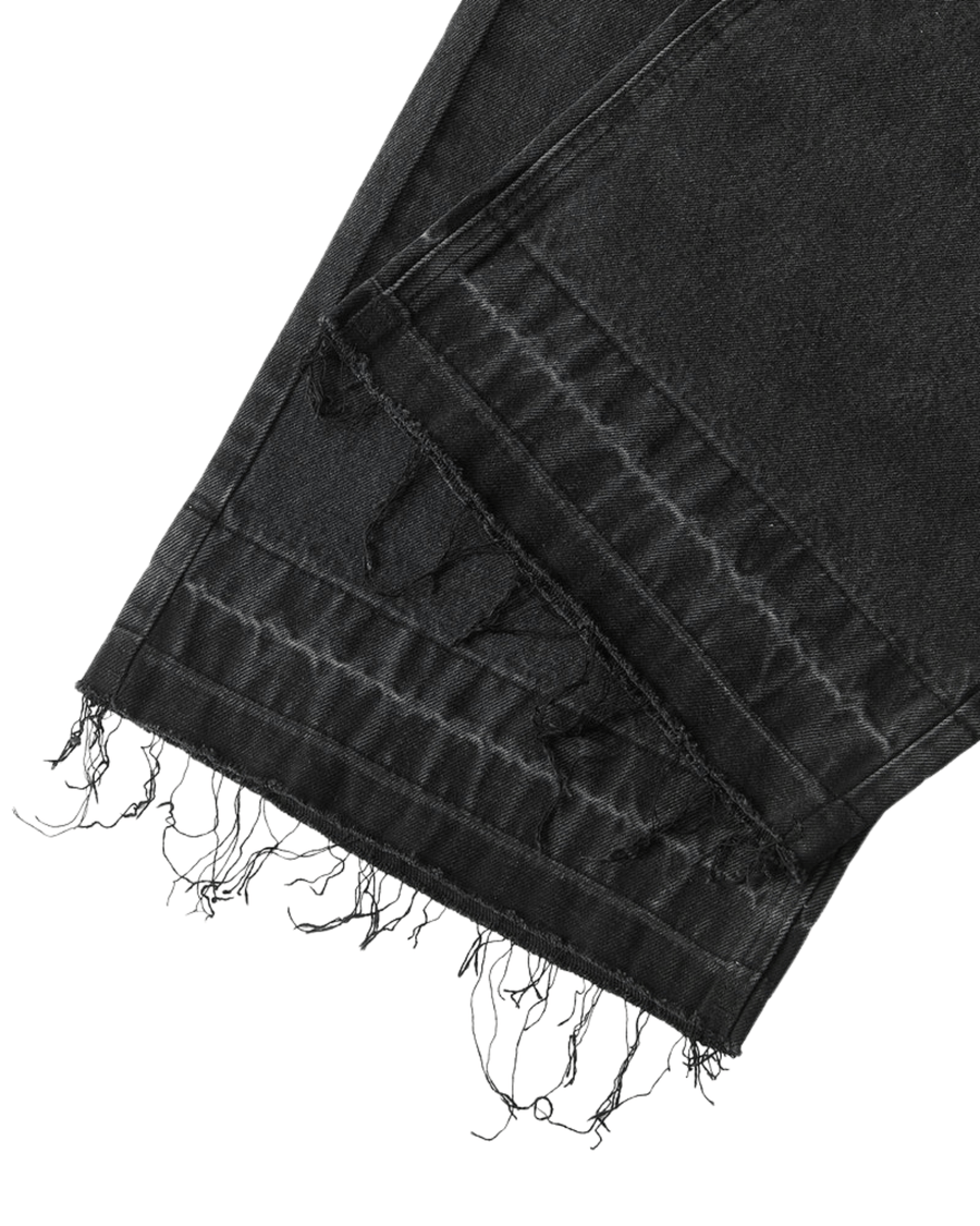 Vista superior Calça Nude Project Jeans Old Baggy Black Preto