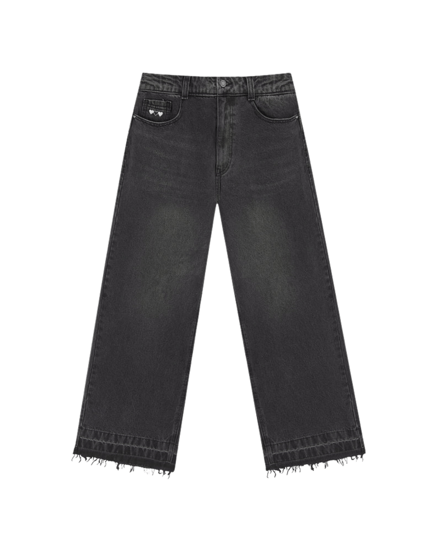 Calça Nude Project Jeans Old Baggy Black Preto em preto original na LK Sneakers