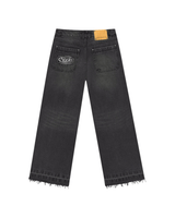 Vista lateral Calça Nude Project Jeans Old Baggy Black Preto