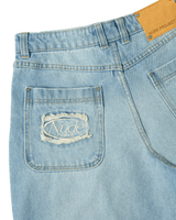 Vista frontal Calça Nude Project Jeans Old Baggy Blue Azul