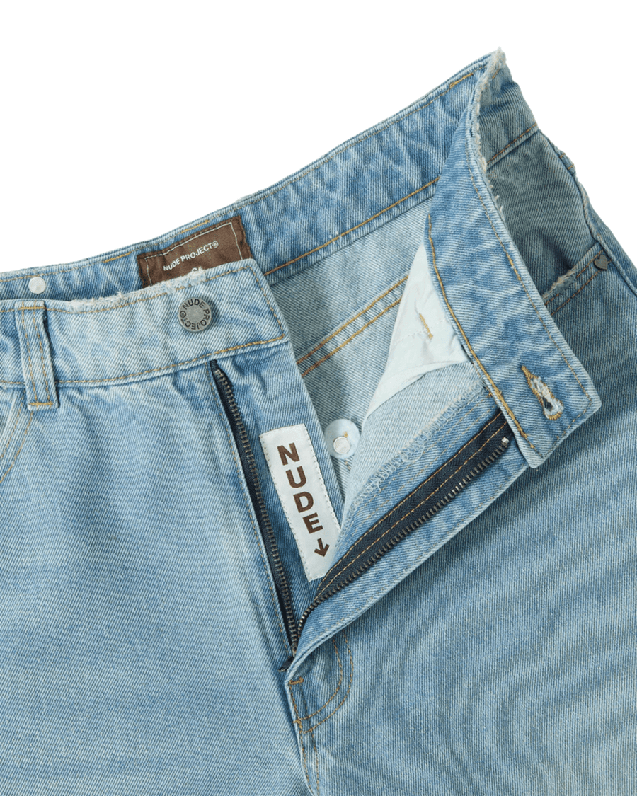 Vista superior Calça Nude Project Jeans Old Baggy Blue Azul