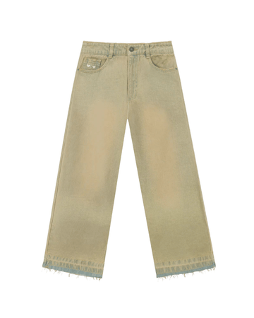 Calça Nude Project Jeans Old Baggy Sand Wash Bege - Nude Project - NDP026 - 1