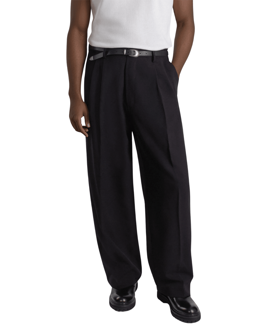 Calça Saint Studio Alfaiataria Leve Prega Dupla Preta original na LK Sneakers