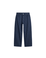 Calça Saint Studio Jeans Baggy Risca de Giz Azul