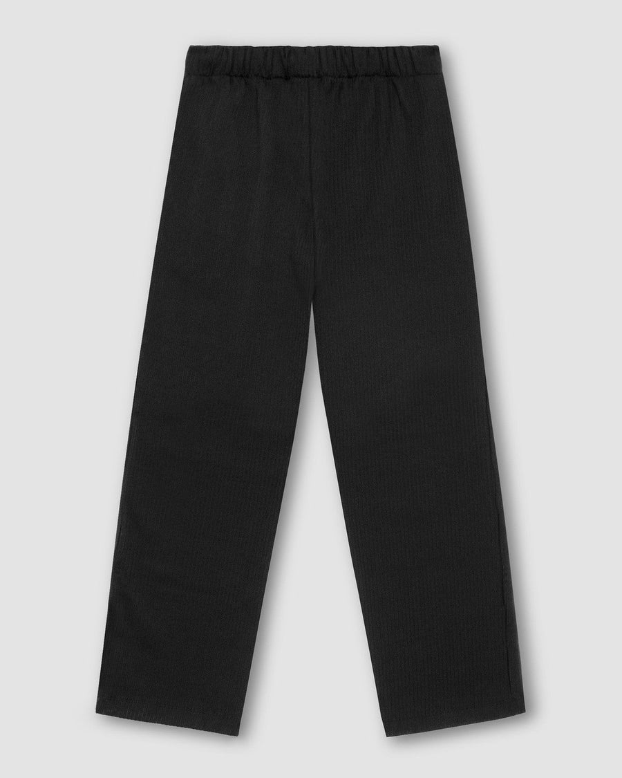 Vista traseira Calça Saint Studio Plissada Tech Preto