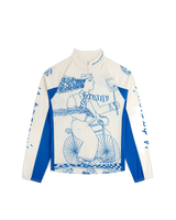 Camisa Aimé Leon Dore Fassianos Half-Zip Cycling Off White