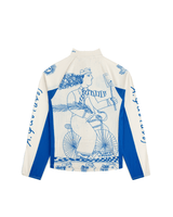 Camisa Aimé Leon Dore Fassianos Half-Zip Cycling Off White
