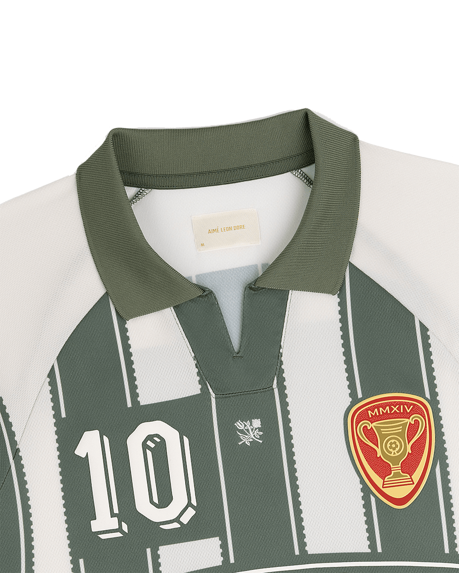Camisa Aimé Leon Dore Soccer Jersey Pristine Bege