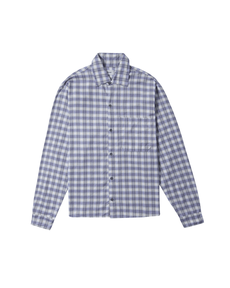 Camisa Aphase Check - Light Blue Azul em azul original na LK Sneakers