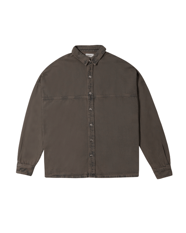 Camisa Aphase Loose - Mottled Brown Marrom em marrom original na LK Sneakers