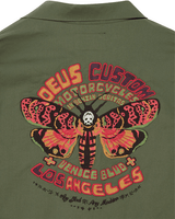 Camisa Deus Ex Machina Overshirt Relaxed Fit Power Verde