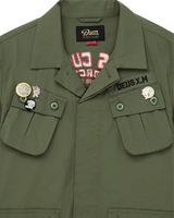 Camisa Deus Ex Machina Overshirt Relaxed Fit Power Verde