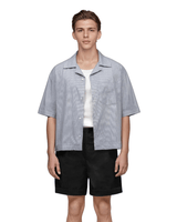 Camisa Manga Curta Boxy Saint Studio Egípcio Listrada Marinho original na LK Sneakers