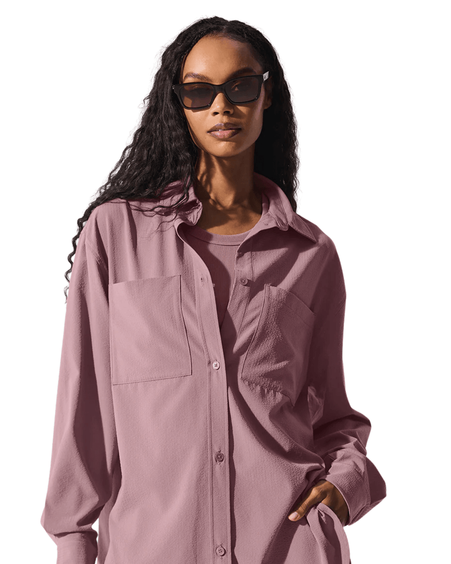 Camisa Manga Longa Alo Yoga Dreamscape Down - Alo Yoga - w3732r - 1