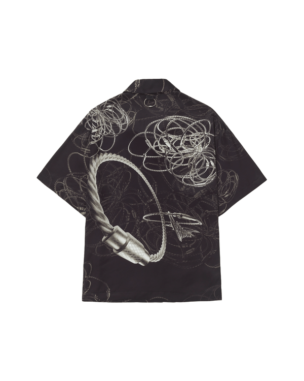 Camisa Pace Steel Cable Cuban Collar Preto