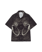 Camisa Pace Steel Cable Cuban Collar Preto em preto original na LK Sneakers